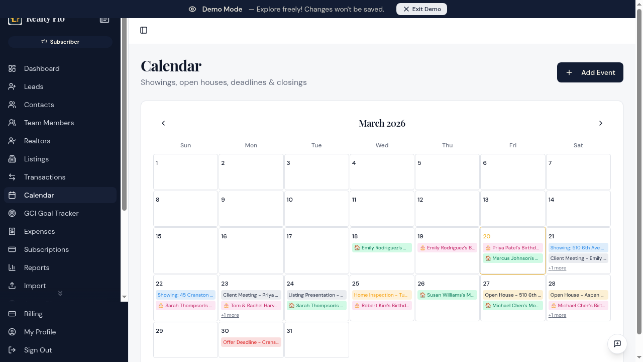 Realty Flo OS — CRM for Canadian Realtors